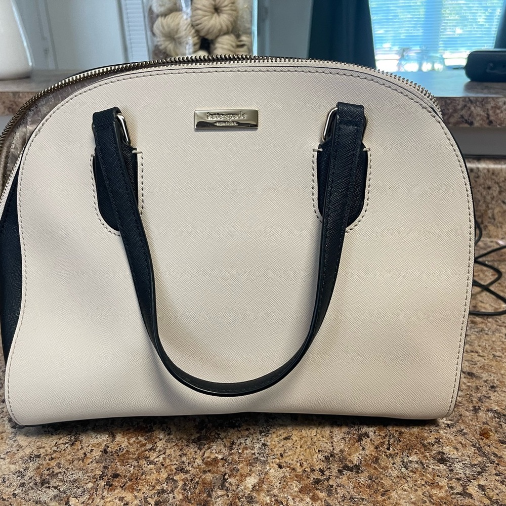 Kate Spade White and Black Women's Bag